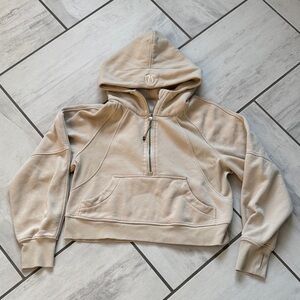 lululemon athletica Light Beige Hoodie Sweater